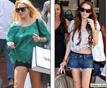 Lindsay Lohan está extremadamente delgada