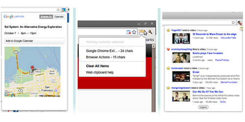 Google lanza extensiones para Chrome de Youtube y Calendar