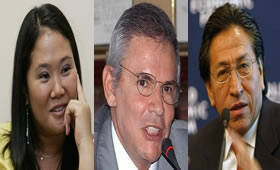 Encuesta de CPI: Castañeda 24,6%, Toledo 22% y Keiko Fujimori 19,3%