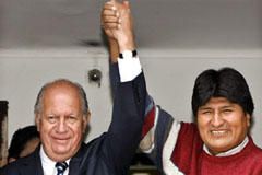 BOLIVIA SE ACERCA A CHILE POR CONVENIENCIA BOLIVIA SE ACERCA A CHILE POR CONVENIENCIA