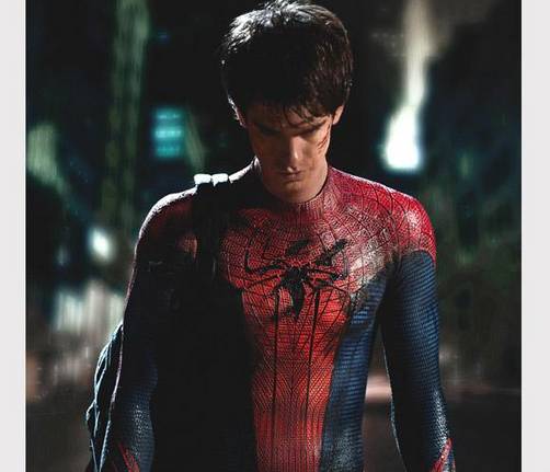Andrew Garfield: La primera fotografía con el traje de Spiderman