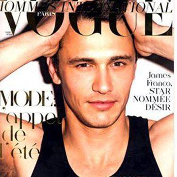 James Franco sexy en la portada de la revista Vogue