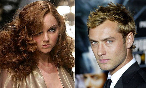 Jude Law y Lily Cole nuevamente juntos
