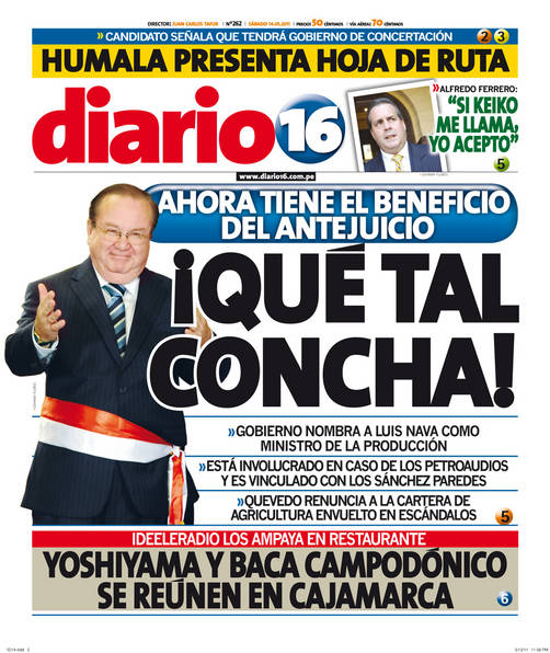 Luis Nava Guibert: ¡Que tal concha!