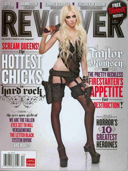 Taylor Momsen aparece en la portada de la revista Revolver