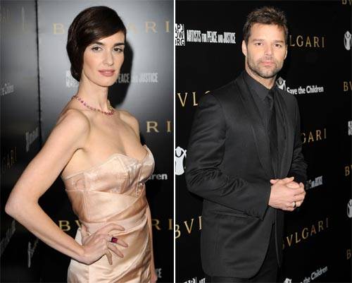 Ricky Martin y Paz Vega dan el toque latino a una noche solidaria