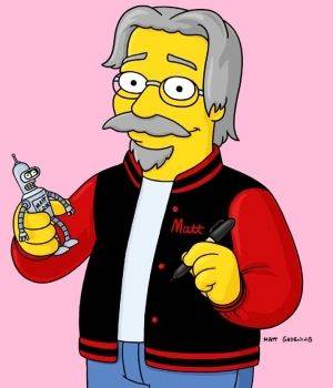 Matt Groening festeja su cumpleaños con 'Los Simpson'