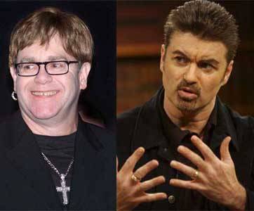 George Michael: Elton John es una 'abuela mal hablada de una comedia británica'