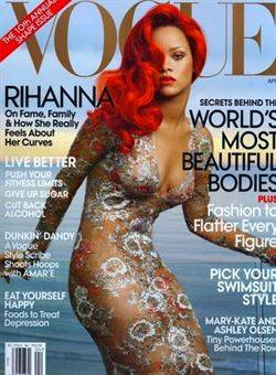 Rihanna presume de 'cuerpazo' en Vogue