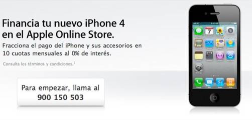 Apple financia gratuitamente el iPhone 4