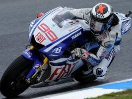 Jorge Lorenzo también es el más rápido sobre el agua