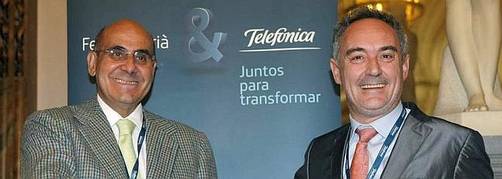 Ferrán Adriá lleva su 'bullidero' a Internet junto con Telefónica