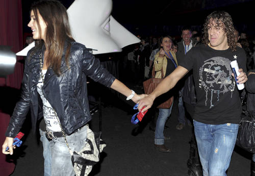 Carles Puyol no responde ante los rumores de boda con Malena Costa