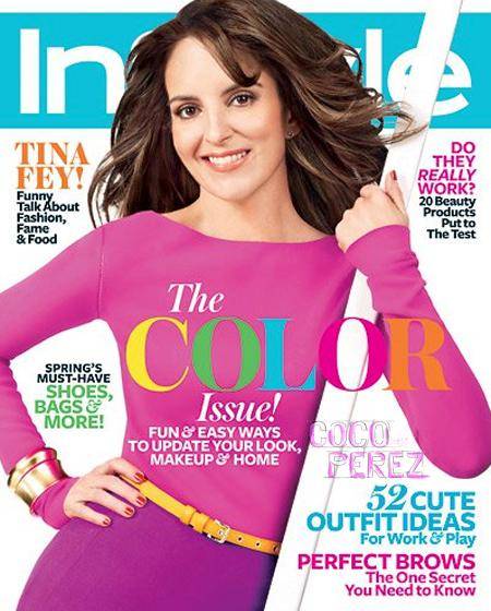 Tina Fey en la portada de In Style