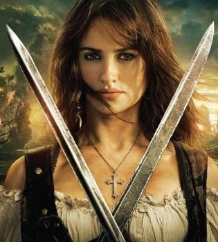 Penélope Cruz en el cartel para 'Piratas del Caribe 4'