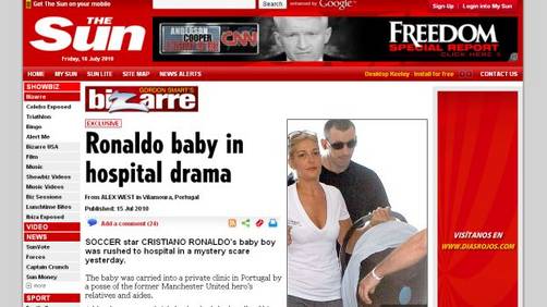 Asustó a todos: El hijo de Cristiano Ronaldo fue llevado a la clínica Asustó a todos: El hijo de Cristiano Ronaldo fue llevado a la clínica