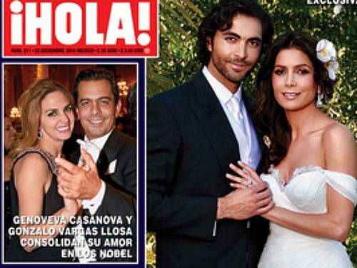 Patricia Manterola y Forrest Kolb en la portada de la revista ¡Hola!