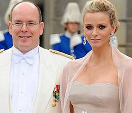 Armani para la boda de Charlene Wittstock