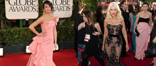 Globos de Oro 2011: Christina Aguilera y Lea Michele entre las peor vestidas