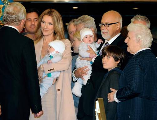 Céline Dion viaja con su familia a Las Vegas