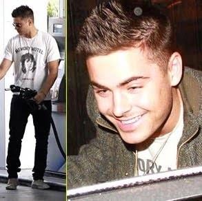 Fotos: Zac Efron es captado en una gasolinera en Beverly Hills