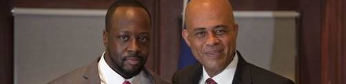 Wyclef Jean le da su apoyo a Martelly en Haití