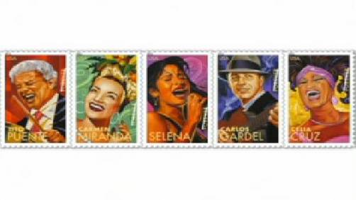 Músicos latinos son honrados en estampillas del servicio postal de EEUU
