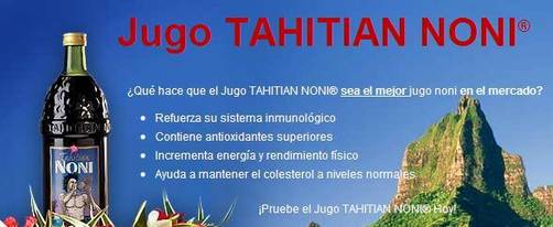 Jugo Tahitian Noni Original: Salud y bienestar natural