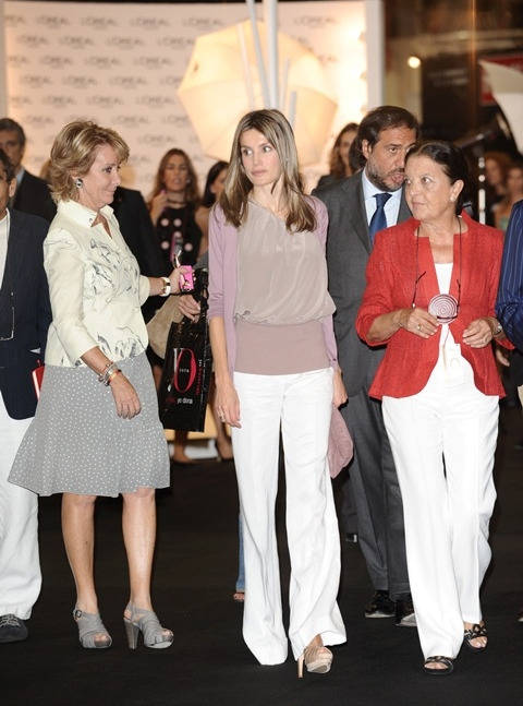 Doña Letizia, Princesa de Asturias inaugura la 'Cibeles Madrid Fashion Week'
