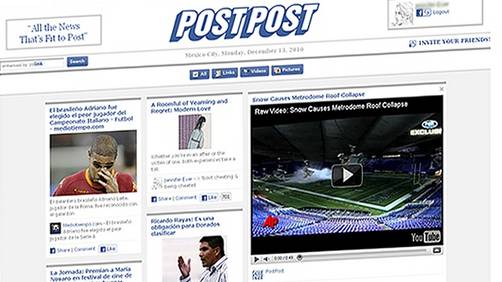 PostPost ofrece noticias en tiempo real a través de Facebook