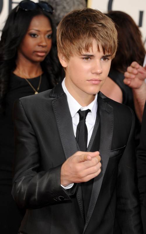 Fotos: Justin Bieber en la entrega de premios Globos de Oro 2011