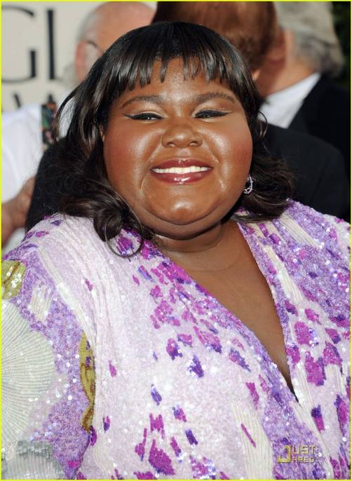 Fotos: Gabourey Sidibe luce salvaje en los Globos de Oro 2011