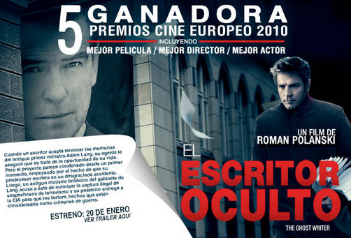 'El escritor oculto' de Roman Polanski se estrena este jueves