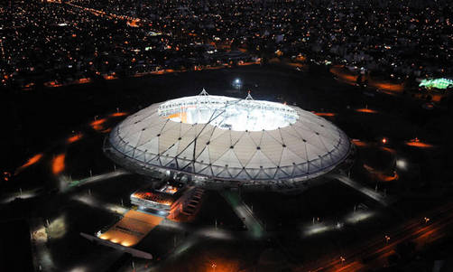 Argentina inauguró el primer estadio techado de Sudamérica