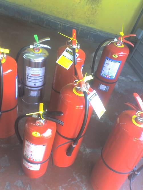 Servicio de recarga de extintores