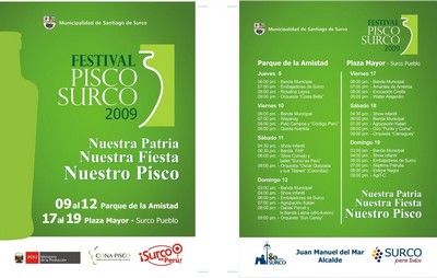 FESTIVAL PISCO SURCO 2009 FESTIVAL PISCO SURCO 2009