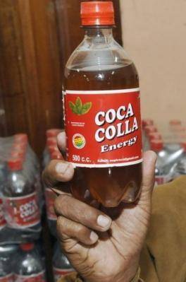 Bolivia lanza una nueva bebida gaseosa elaborada con hojas de coca