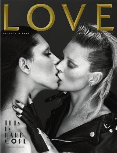 Kate Moss aparece en la revista Love Magazine causando polémica Kate Moss aparece en la revista Love Magazine causando polémica