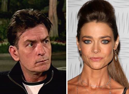 Charlie Sheen en problemas con su ex Denise Richards