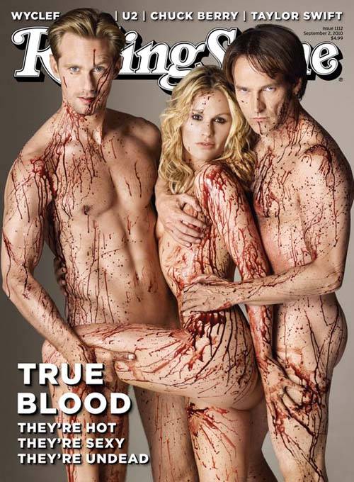Actores de True Blood posaron desnudos para Rolling Stone