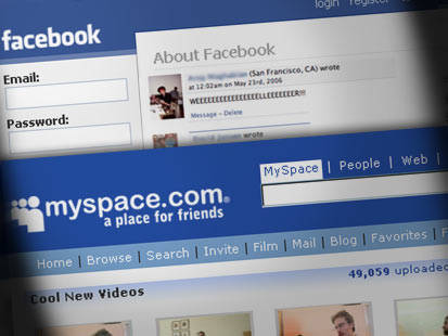 MySpace y Facebook se unen