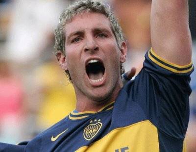Martín Palermo anotó un hat trick en la victoria de Boca sobre Colón