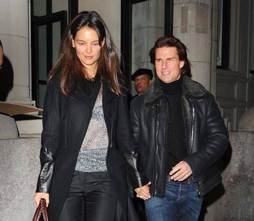 Katie Holmes pasa el día de su cumpleaños con Tom Cruise