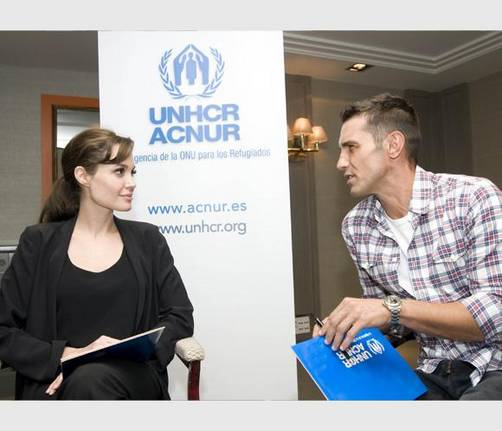 Angelina Jolie rindió homenaje a los refugiados del mundo Angelina Jolie rindió homenaje a los refugiados del mundo