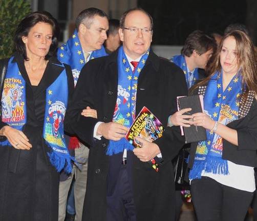 Al circo: Estefanía de Mónaco y su familia Al circo: Estefanía de Mónaco y su familia