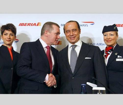 Iberia y British Airways se fusionan despues de dos años de negociaciones