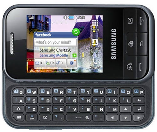 Samsung Chat 350, móvil con teclado QWERTY para poder chatear