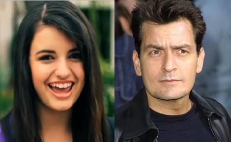 Charlie Sheen a Rebecca Black: 'Eres famosa porque te odiamos'.