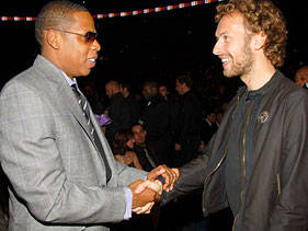 Jay-Z y Coldplay juntos en actuación para Año Nuevo