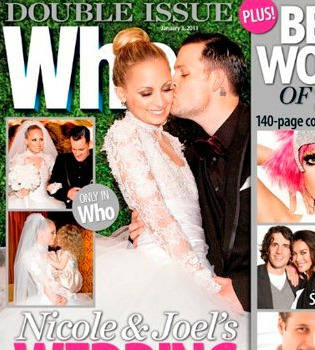 Las fotos de la boda de Nicole Richie y Joel Madden ya está en las revistas
